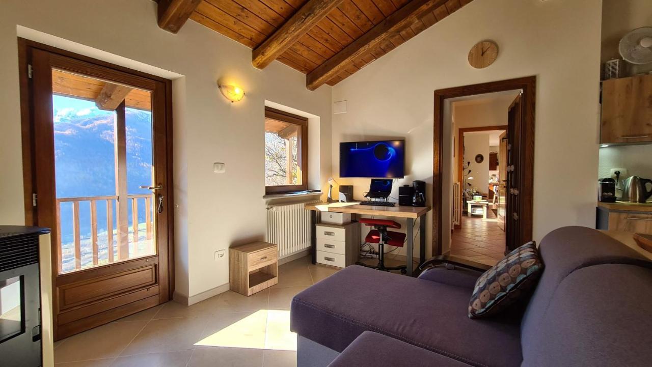 Independent Chalet With Breathtaking View Villar Pellice Eksteriør billede